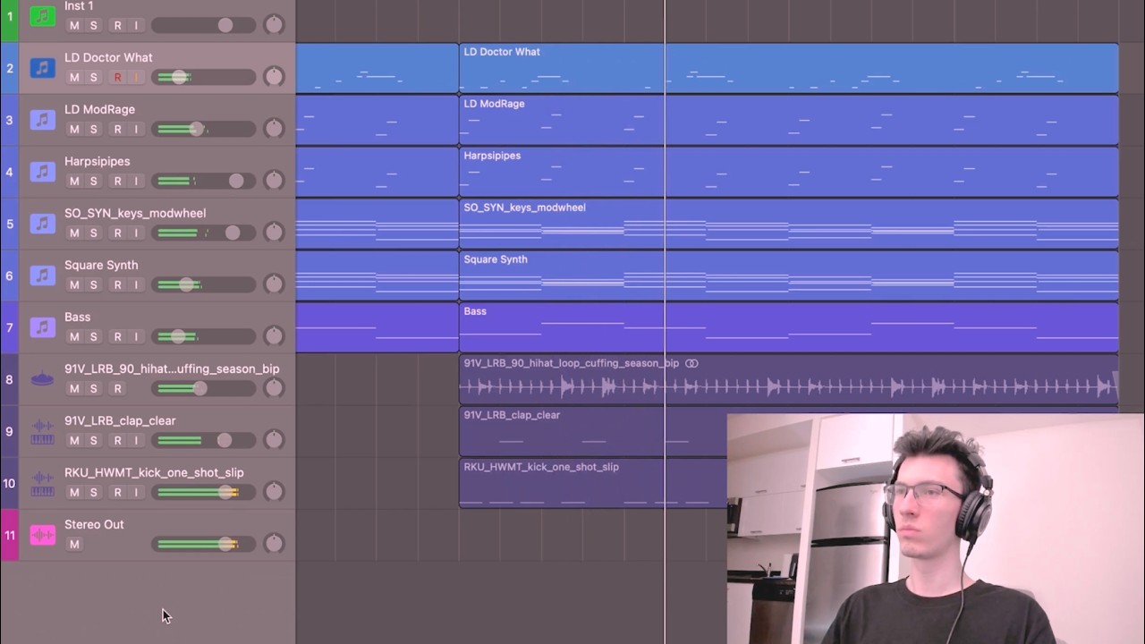 Music Producer Makes Music