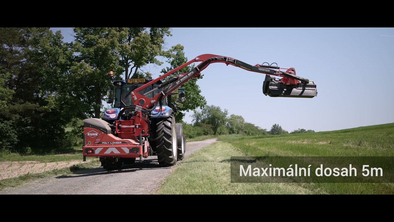 KUHN EP 5050 SPA (příkopové rameno Poly-Longer)   Hrádek u Sušice