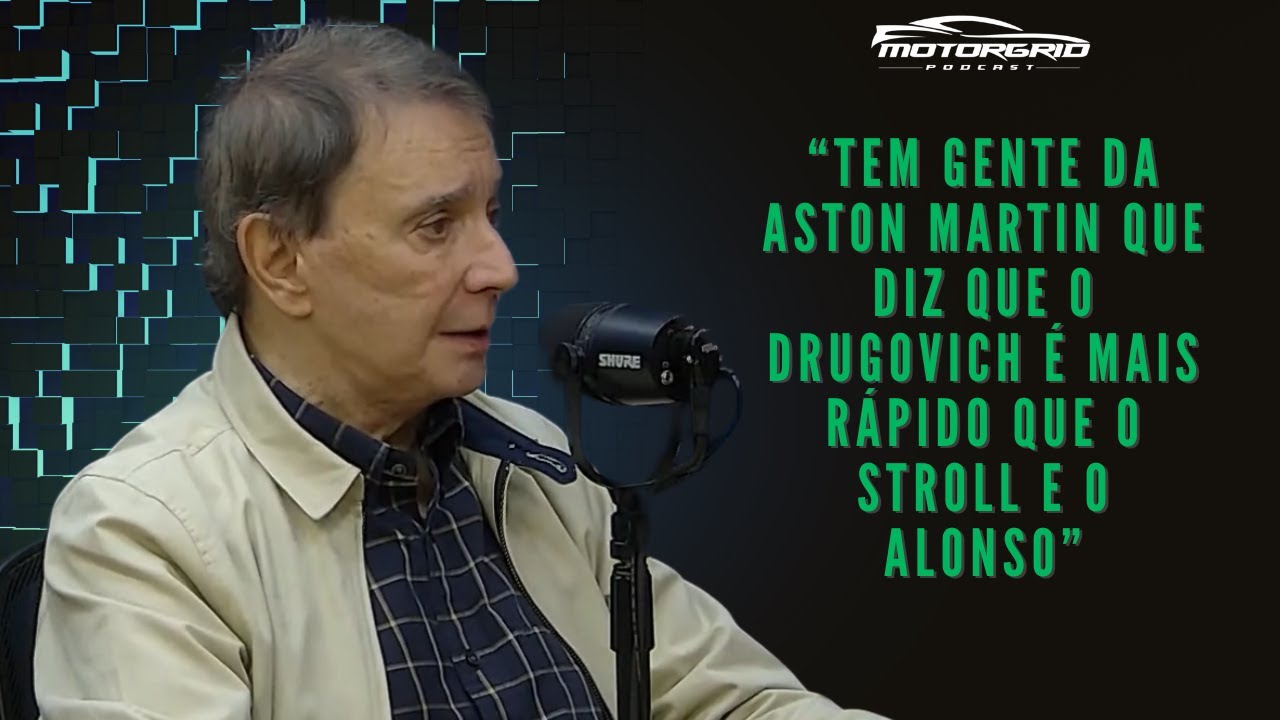 &ldquo;Tem gente da Aston Martin que diz que o Drugovich &eacute; mais r&aacute;pido que Stroll e Alonso&rdquo; | MGB Podcast