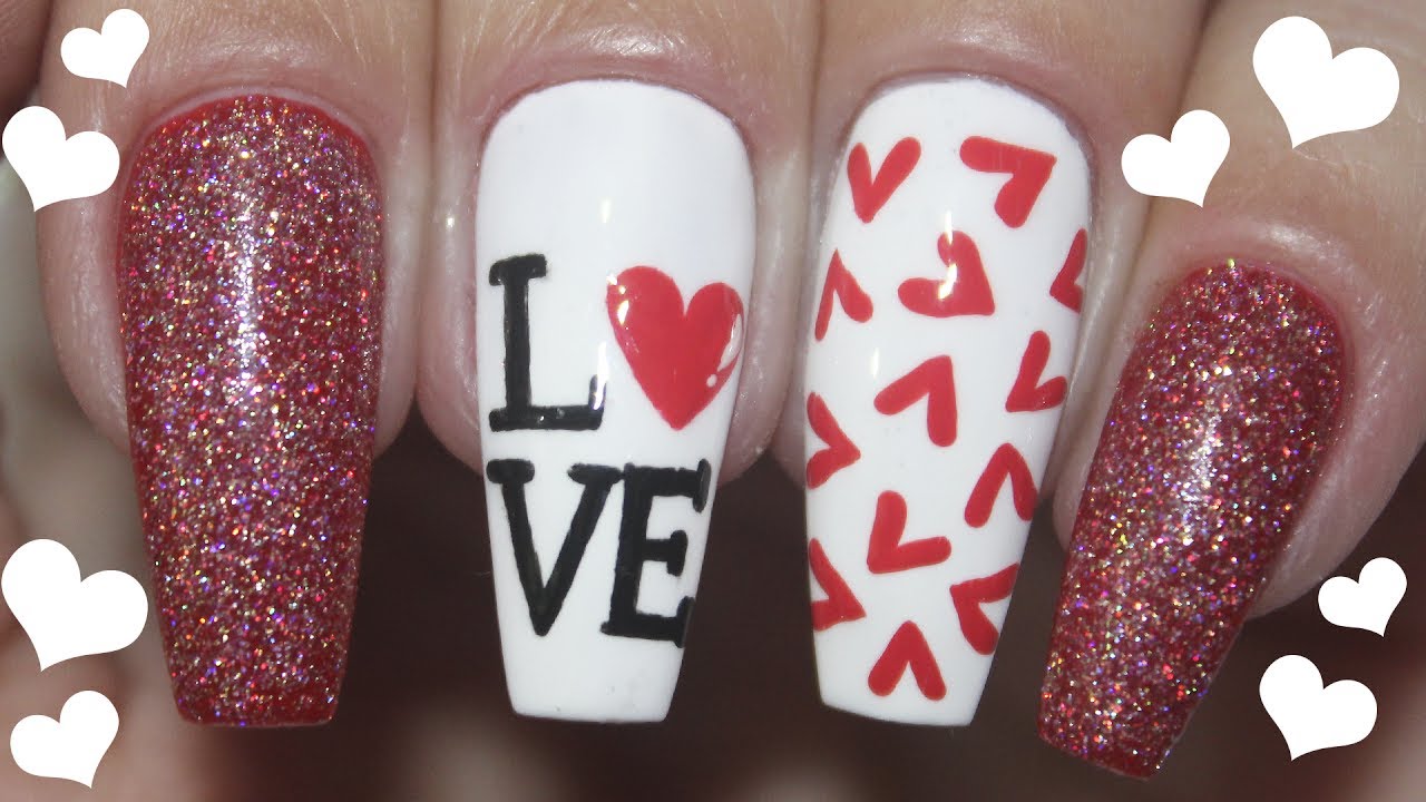 Unhas Decoradas Dia Dos Namorados - LOVE ‹ Unhas da Lalá ›