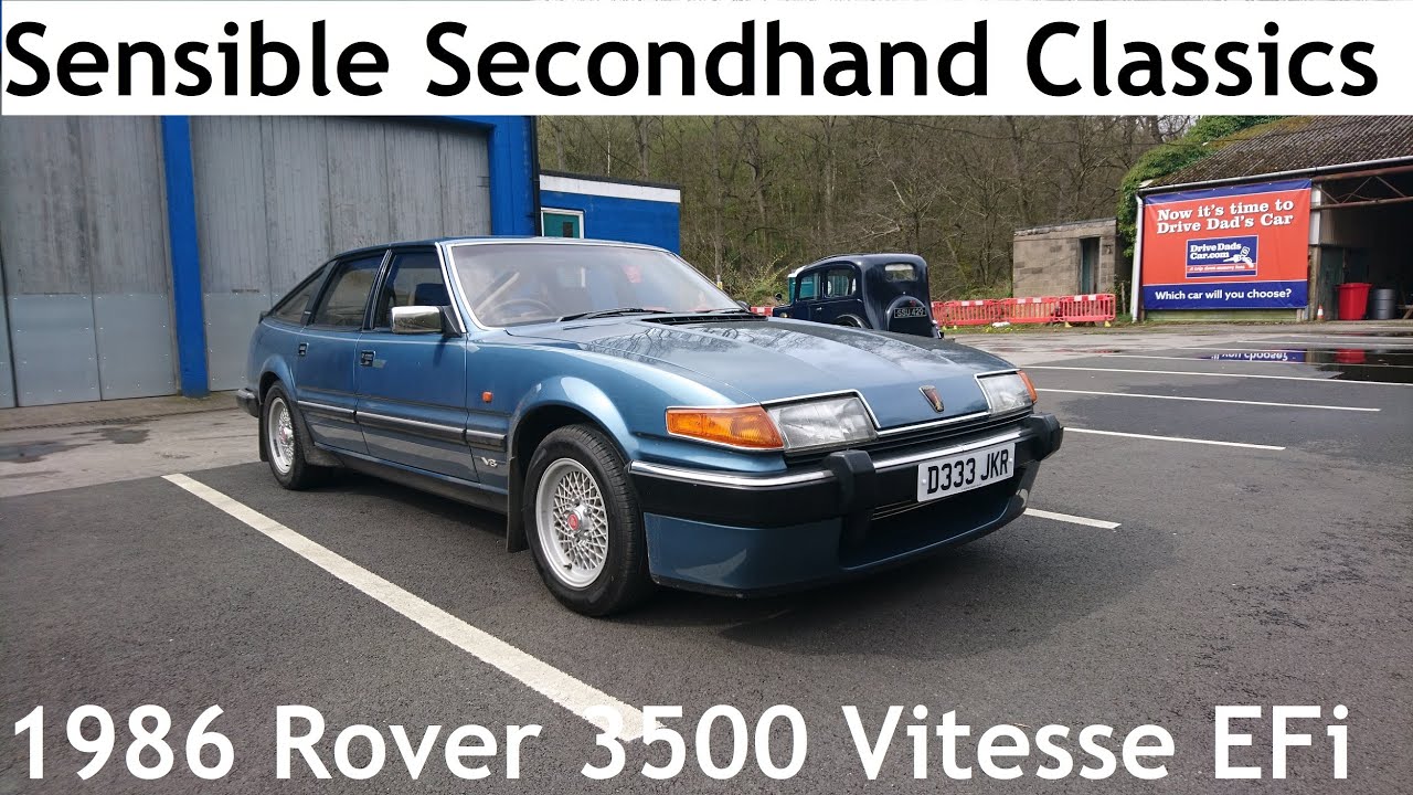 Sensible Secondhand Classics: 1986 Rover 3500 Vitesse EFi (SD1) at the Great British Car Journey!