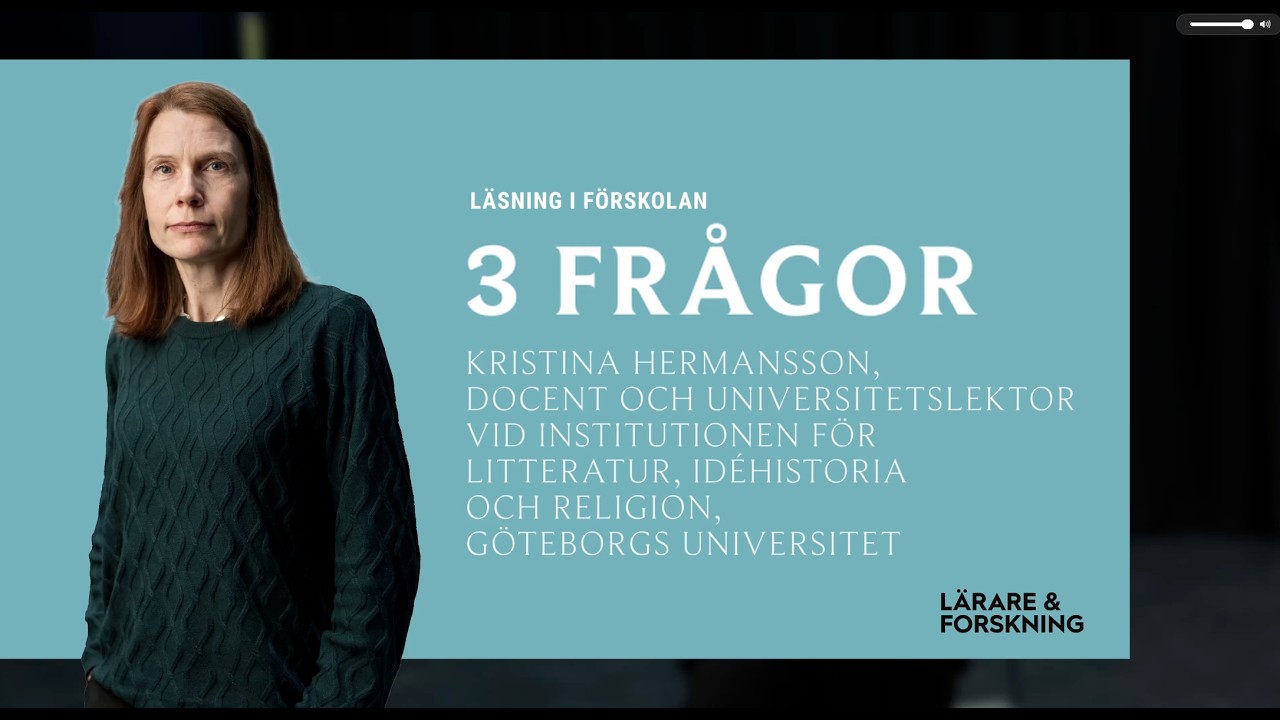 Forskaren: Därför är läsning i förskolan så viktigt