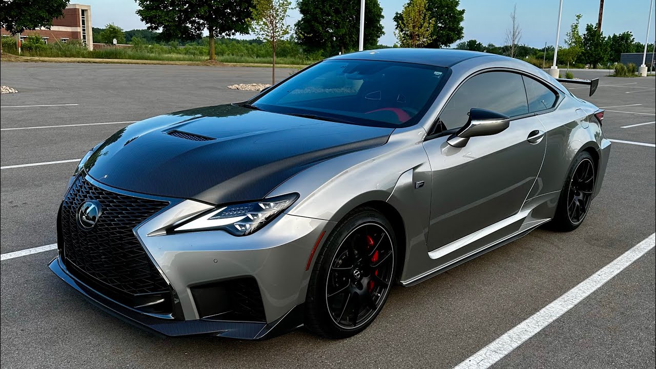 Atomic Silver Lexus RC F TE Walk Around