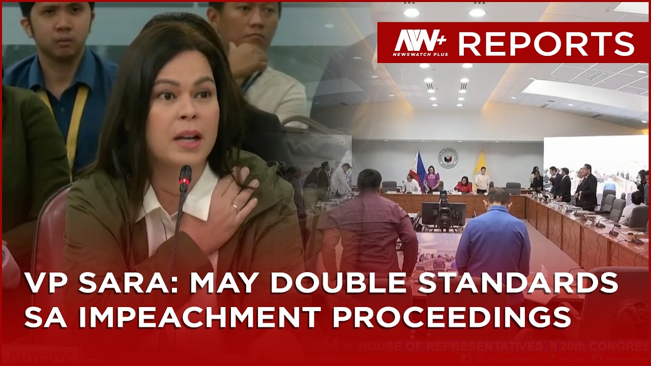 Duterte: Komite ng Kamara may 'double standards' sa pagtimbang ng mga reklamo | NewsWatch Reports