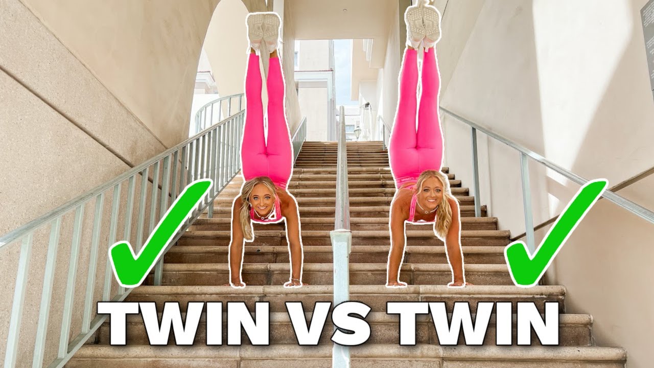 EXTREME ACRO STAIRS CHALLENGE (Sam Vs Teagan)