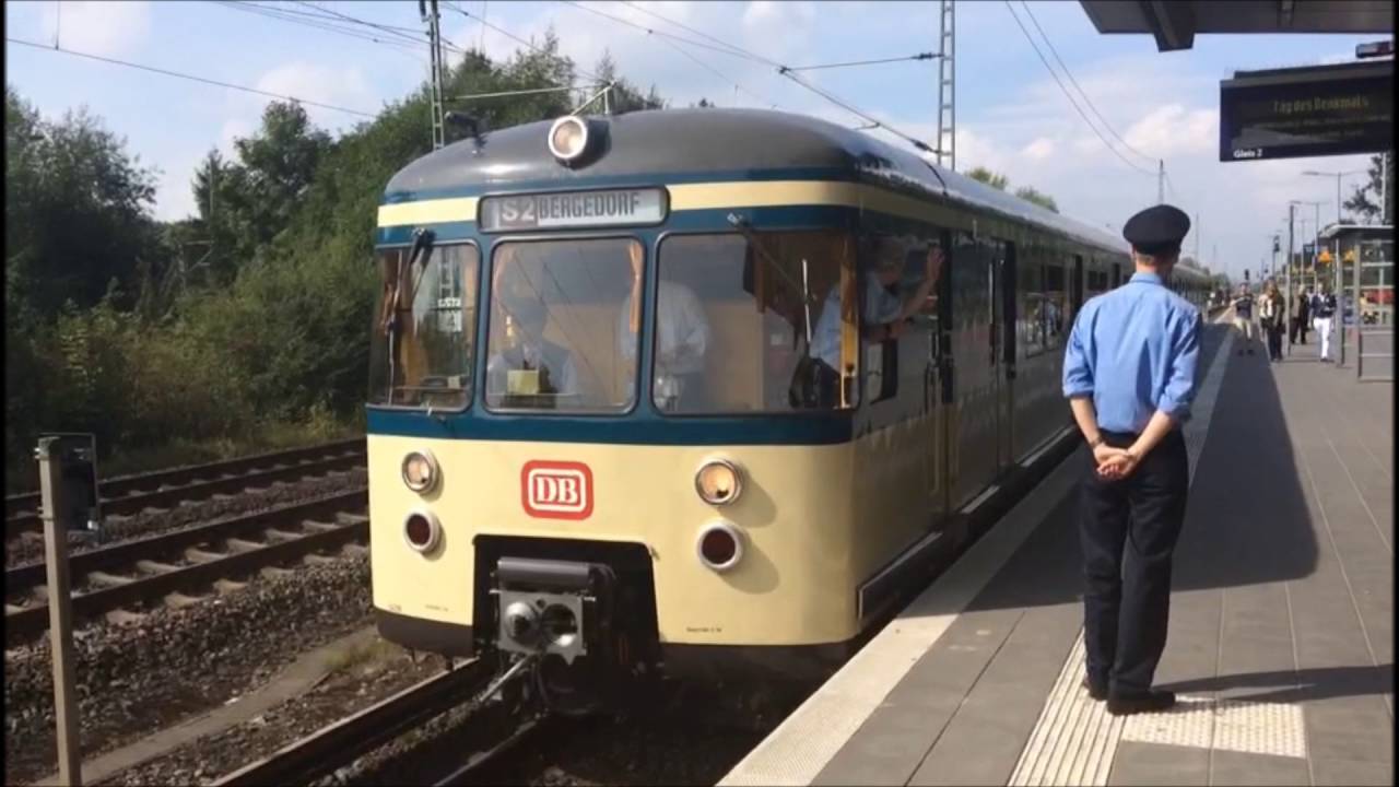 S Bahn Hamburg - Traditionszug 470 128 unterwegs