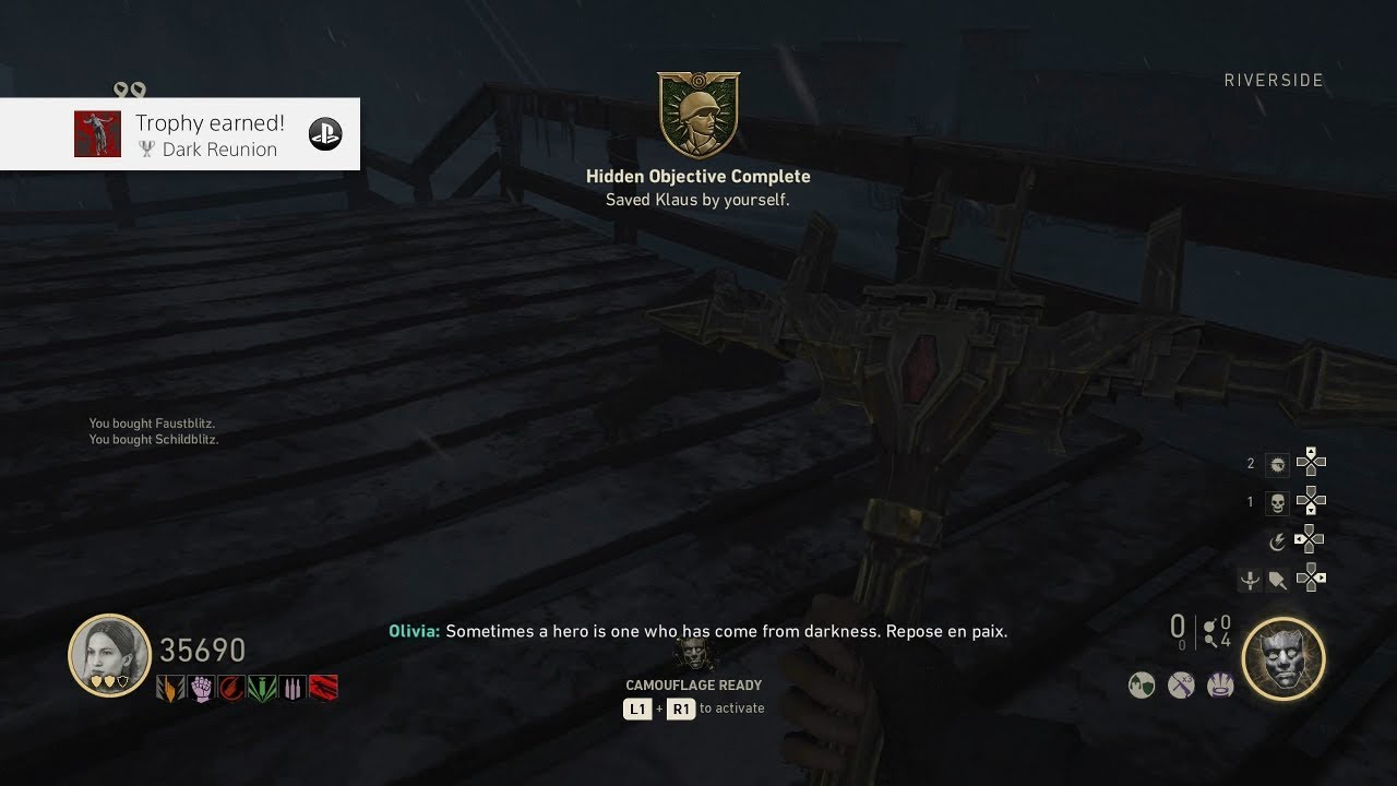 WW2 Zombies Solo Hardcore Easter Egg Gameplay Tutorial (The Final Reich)