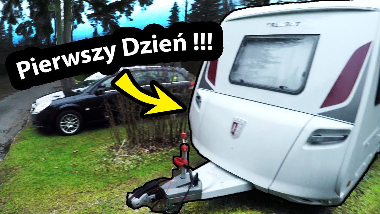 Pierwszy Dzień z Nową Przyczepą Kempingową !!! - Jak mieszka się w przyczepie TABBERT?  (Vlog #273)