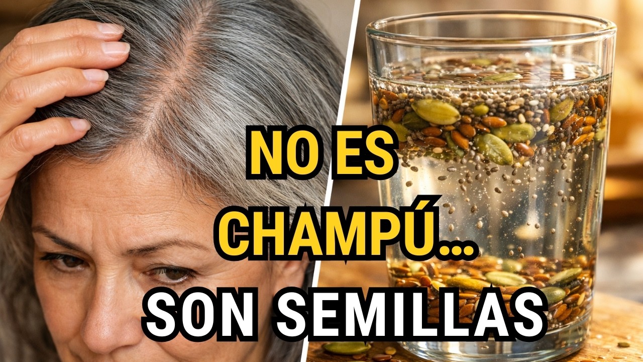 Recupera la fuerza de tu cabello: 6 semillas naturales que sí funcionan después de los 50.