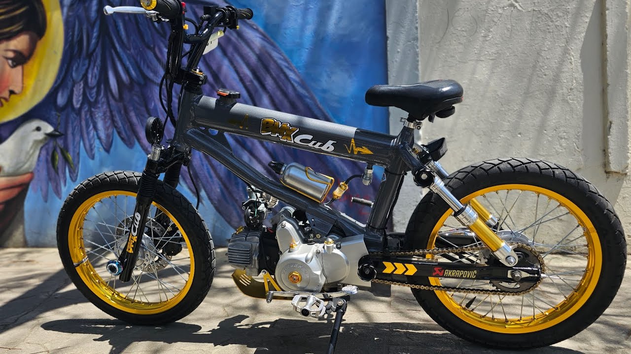 BMX CUB 110cc PARA LOS AMANTES DE LAS BICI 🚲 Y LAS MOTOS 🏍