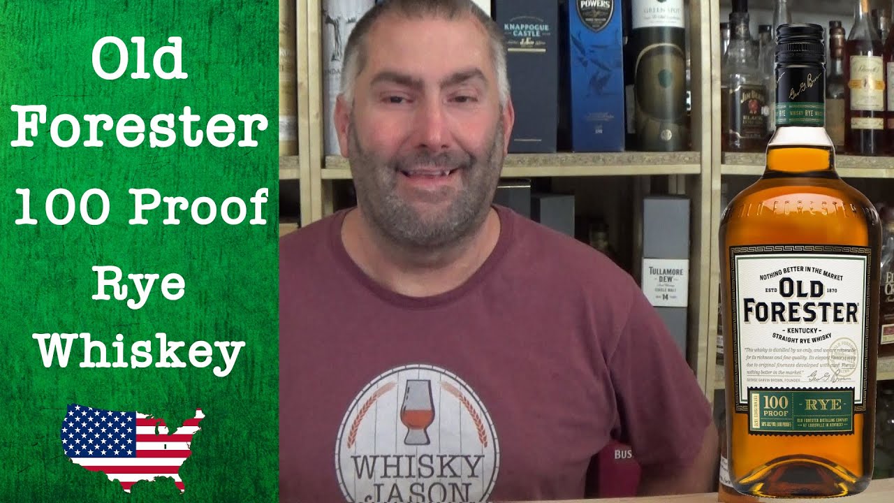 Old Forester 100 Proof Kentucky Straight Rye Whiskey Review by WhiskyJason