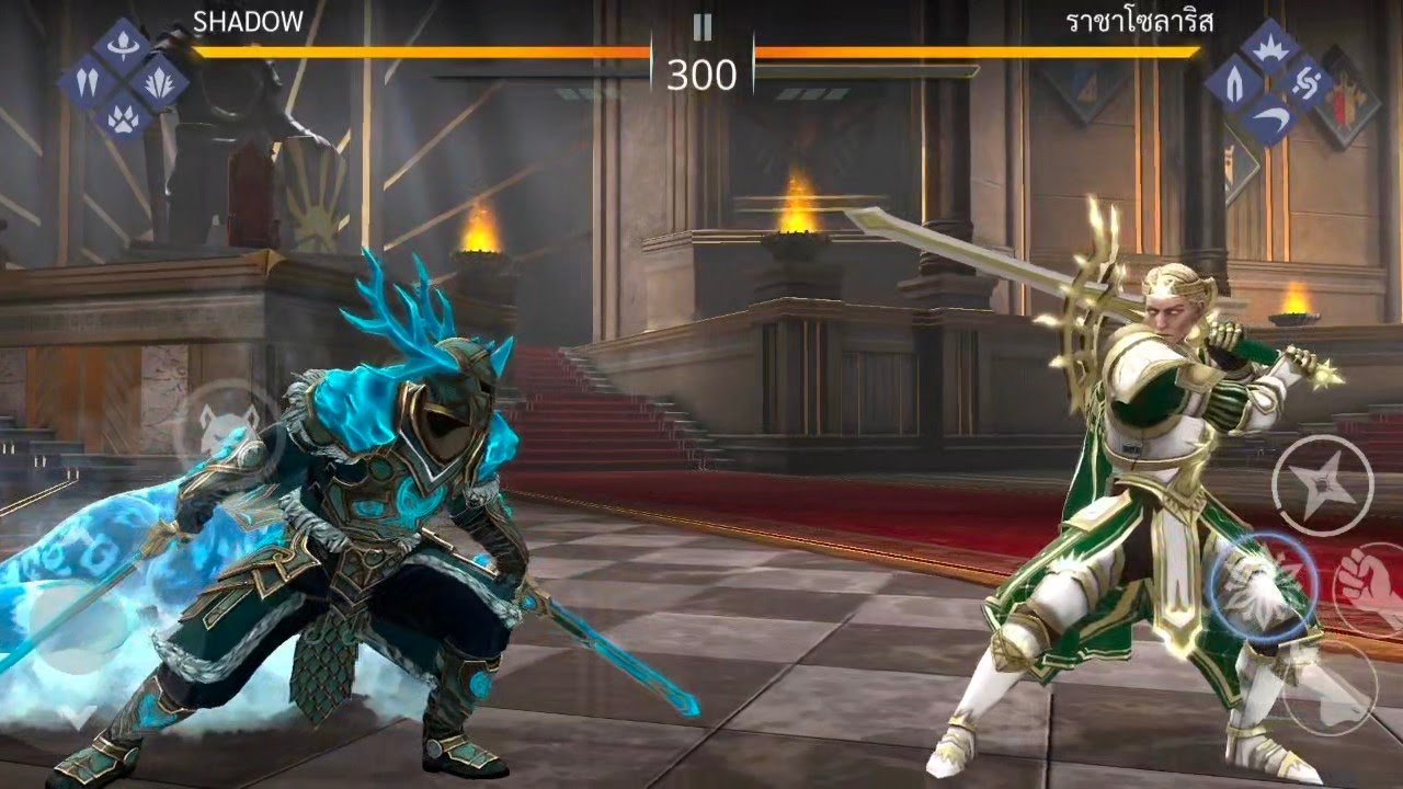 [Shadow fight 3] Konung vs King Solaris Hard difficulty (Full fight)