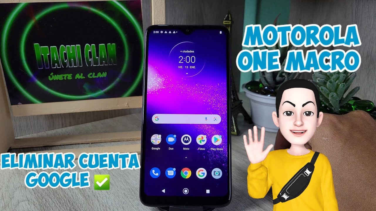 Quitar Cuenta Google Motorola One Macro/Frp Android 10