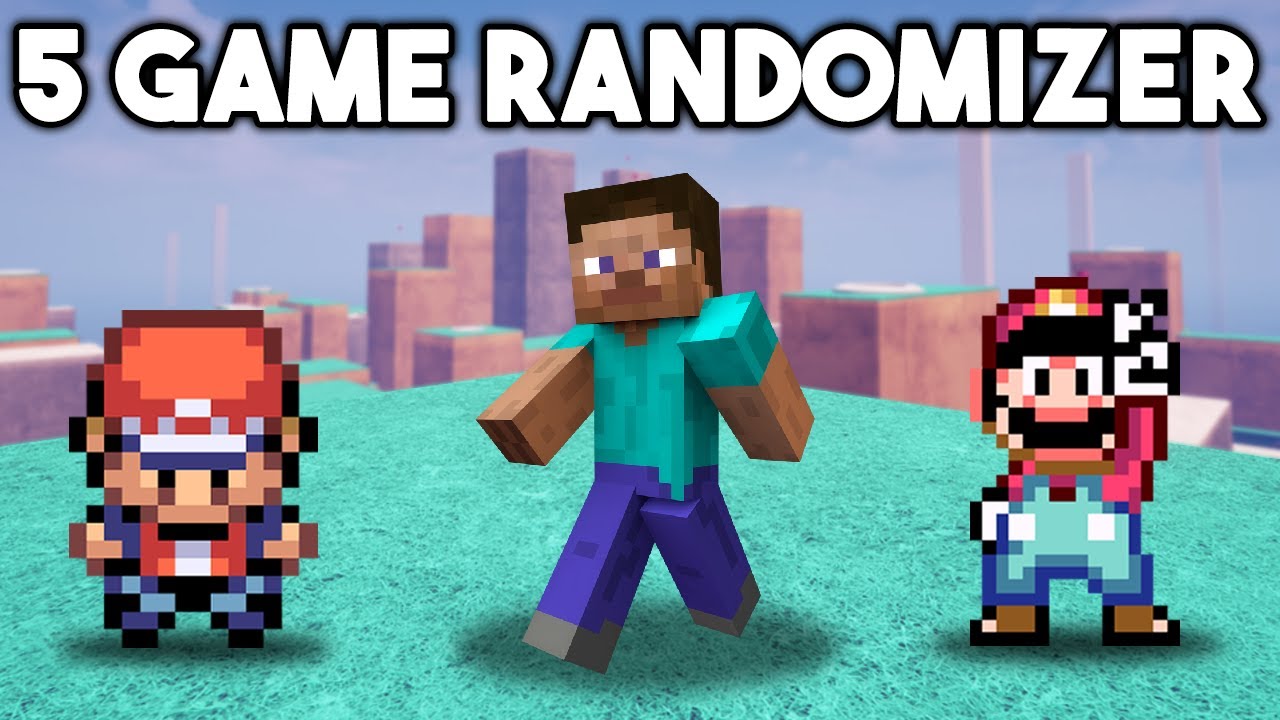 This 5 Game Randomizer was so mean (Pokemon, Minecraft, Super Mario World, Twisty Cube, Refunct)