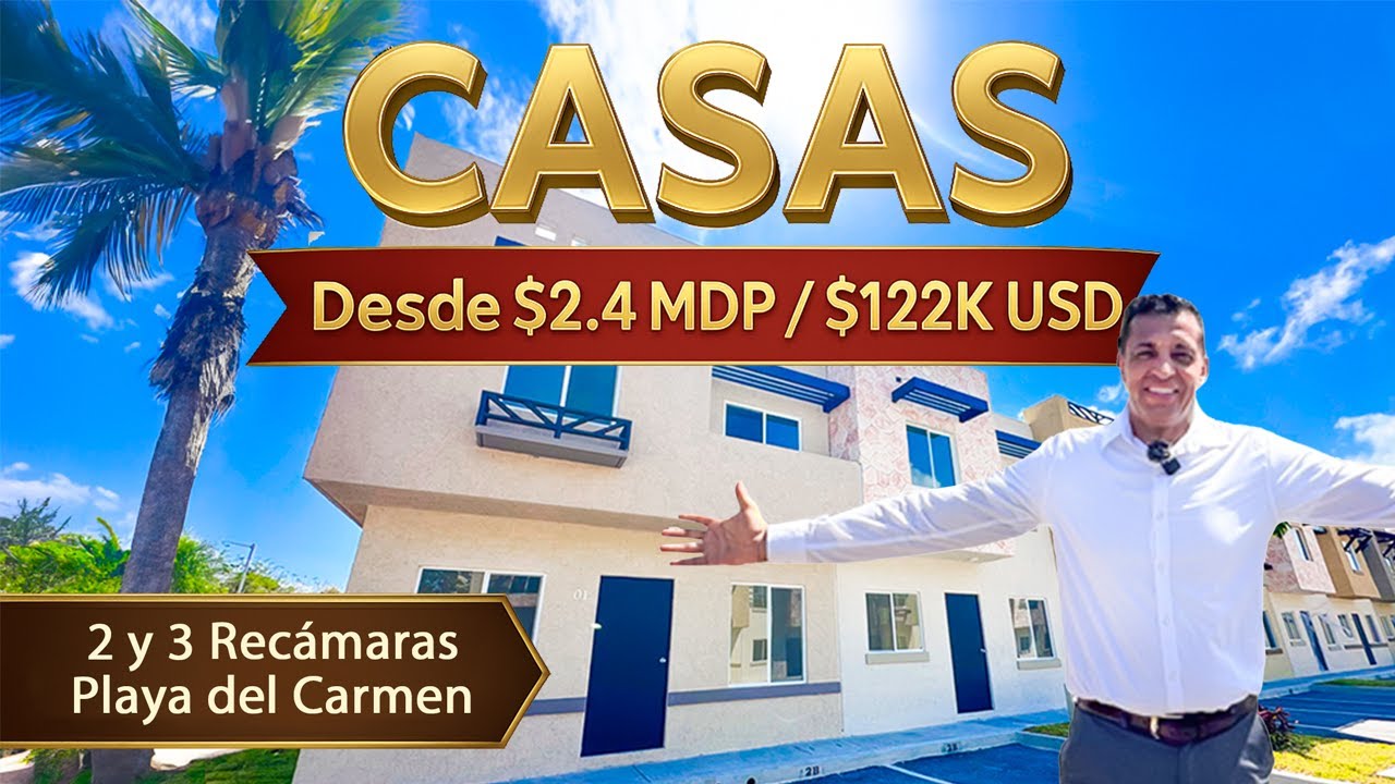 Casas en Venta SUPER PRECIO 🏝️ Playa del Carmen desde 2.4 MDP / 122k USD I REAL AMALFI