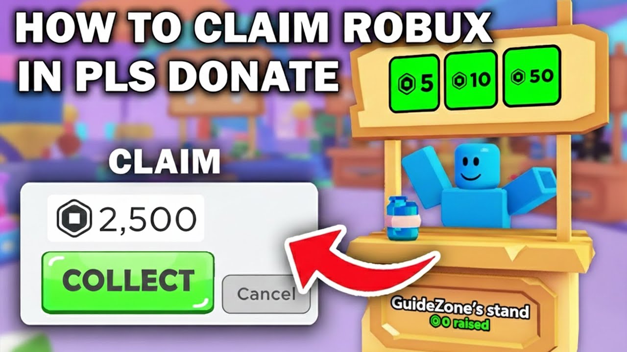 Как получить Robux в Pls Donate (2026) - Полное руководство