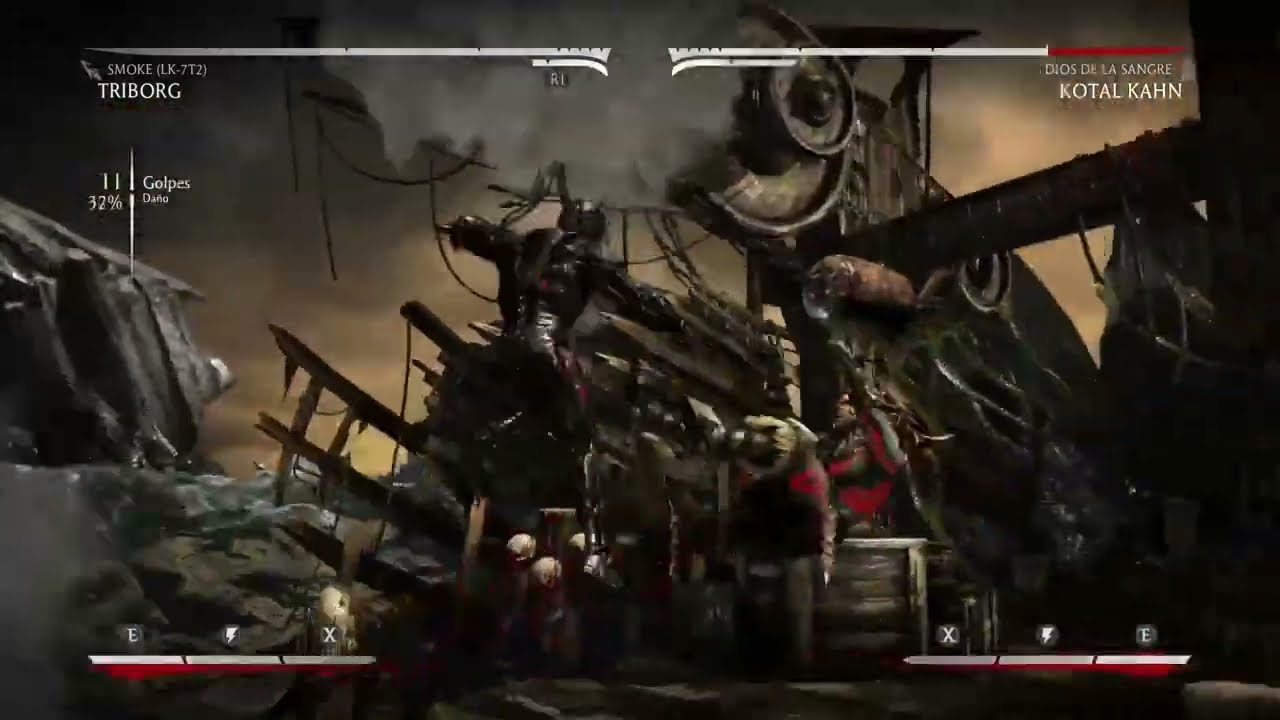 MKX 10 combos you must see of Smoke