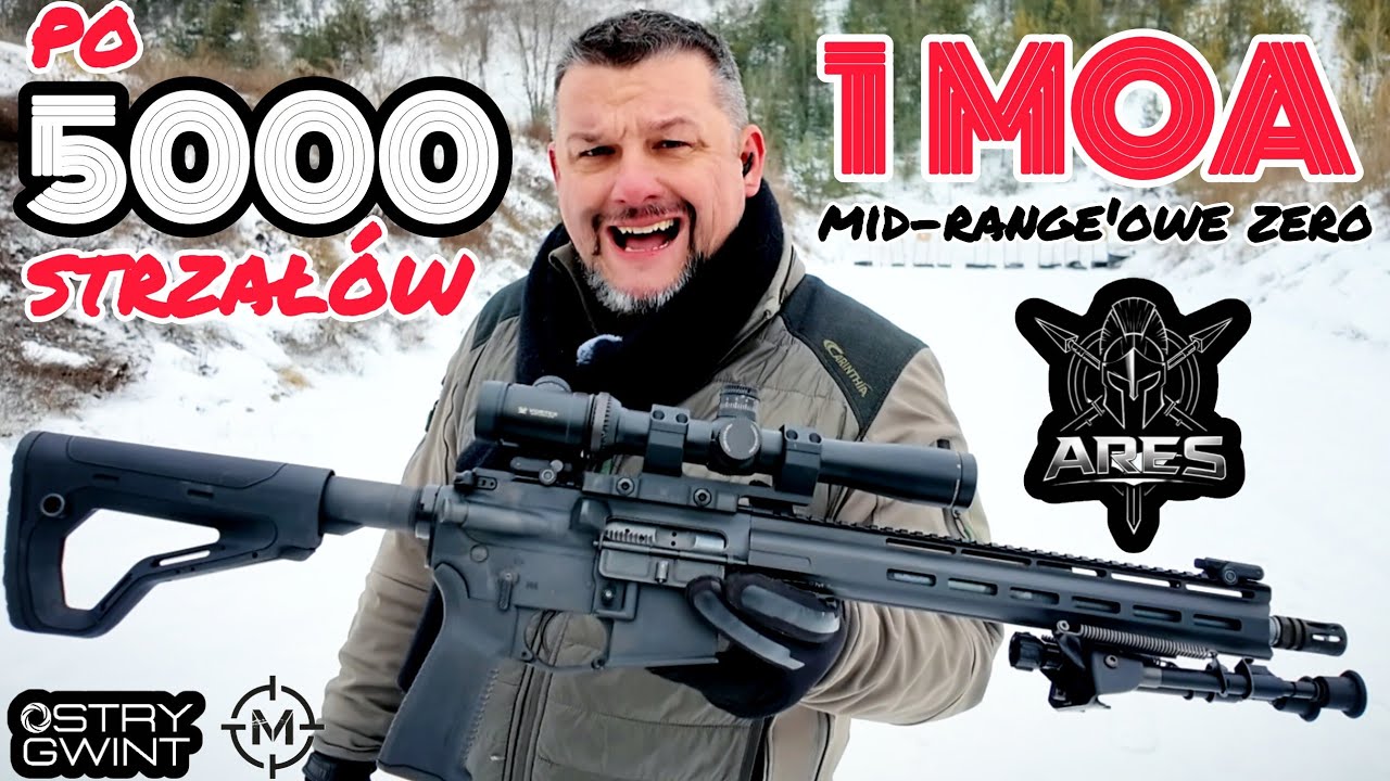 #MOA🎯 na mid-range'owym zerowaniu na 50m po oddaniu 5000 strzał&oacute;w z #ARES'a od HeraArms & GC 😎💪