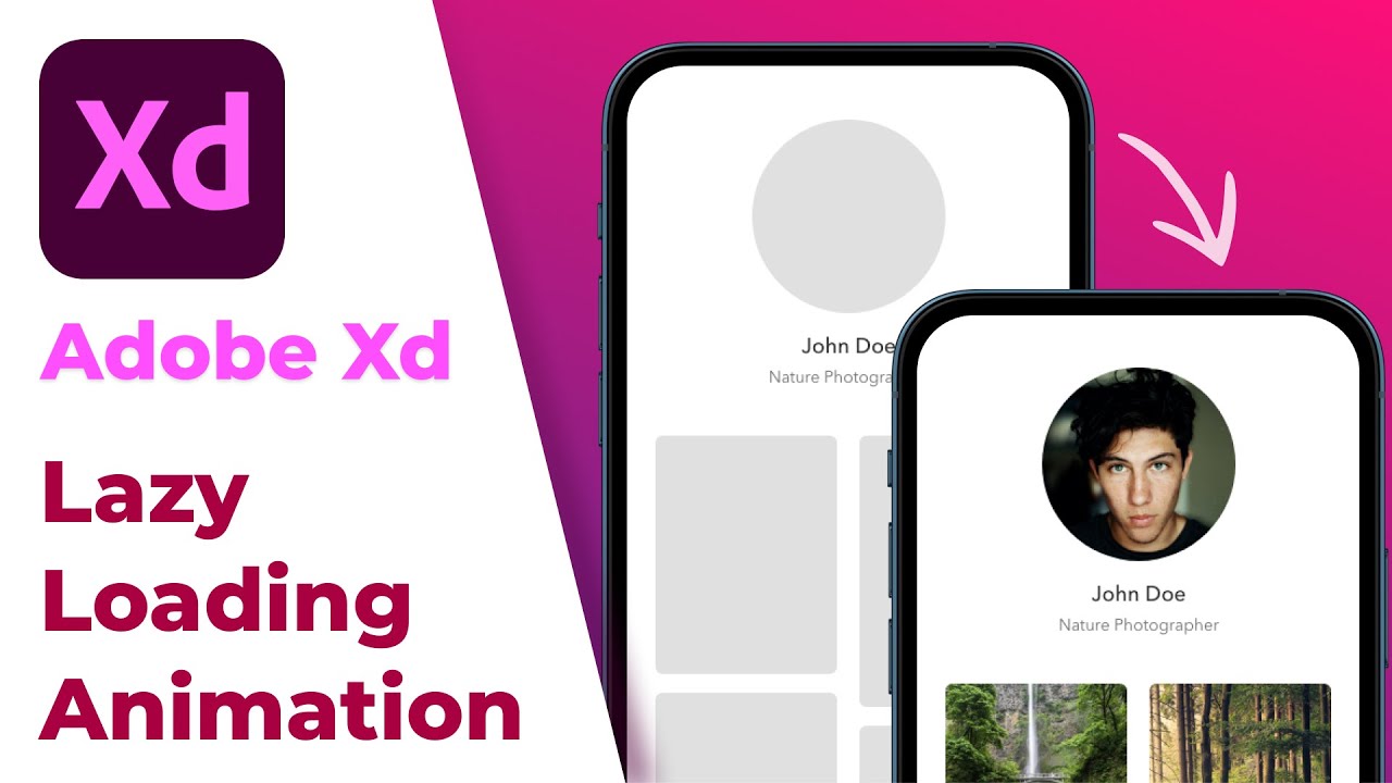 Easy Lazy Loading Animation in Adobe Xd using Lottie Files