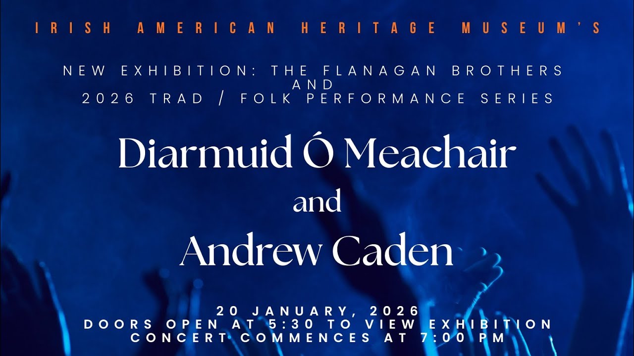 IAHM Trad/Folk Performance Series: Diarmuid Ó Meachair & Andrew Caden (Mullingar Races/Sheehans)