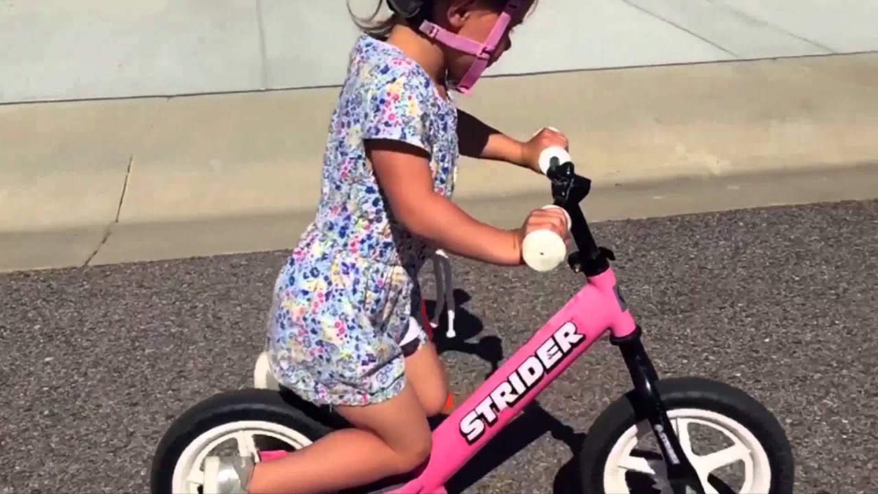 STRIDER Bikes Rule! Addy Loves Her STRIDER - USA