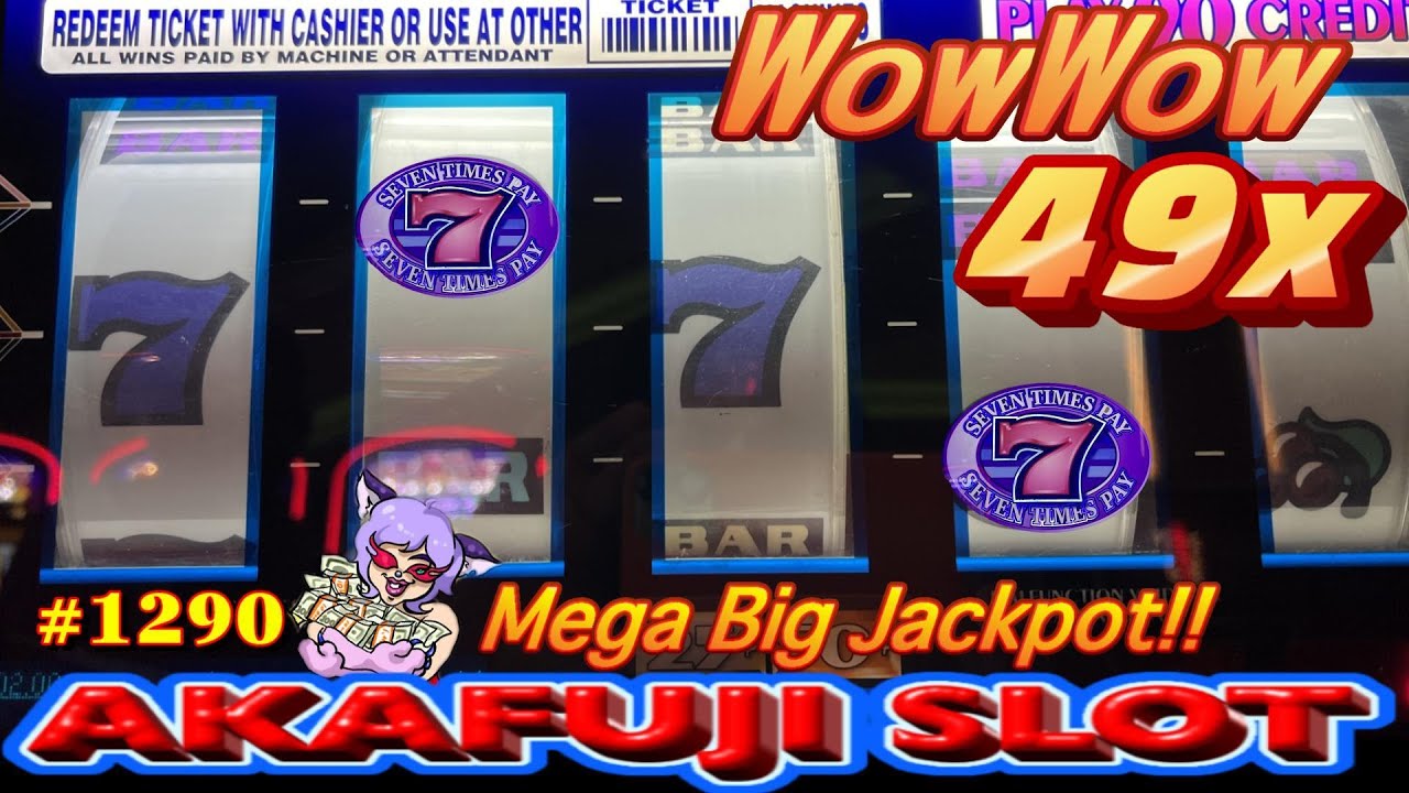 Massive Jackpot Handpay Seven Times Pay Slot Machine 9 Lines Bet $27  YAAMAVA Casino 赤富士スロット ジャックポット