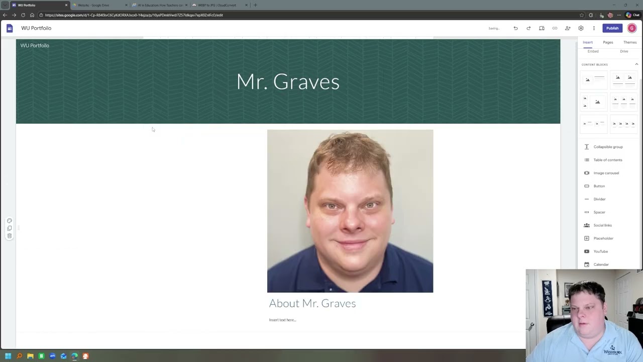 ED 1-4 Portfolio on Google Sites