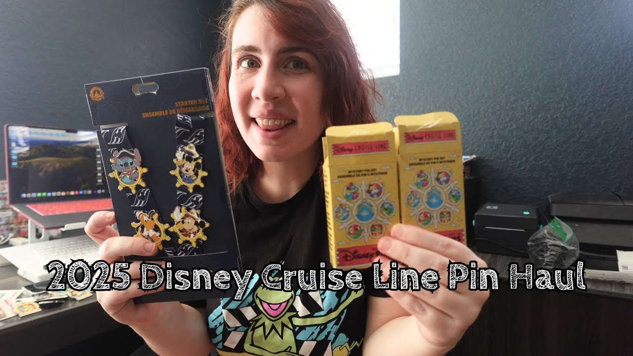 2025 Disney Cruise Line Pin Haul and 2025 Disney Cruise Line Mystery Pin Unboxing
