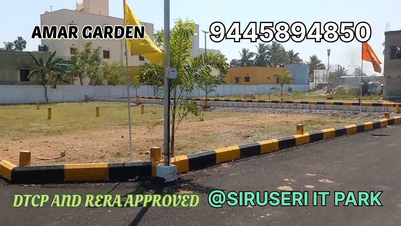 plots for sale @siruseri IT park...