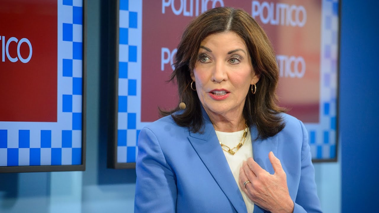 Full interview with New York Gov. Kathy Hochul at DNC | Politico