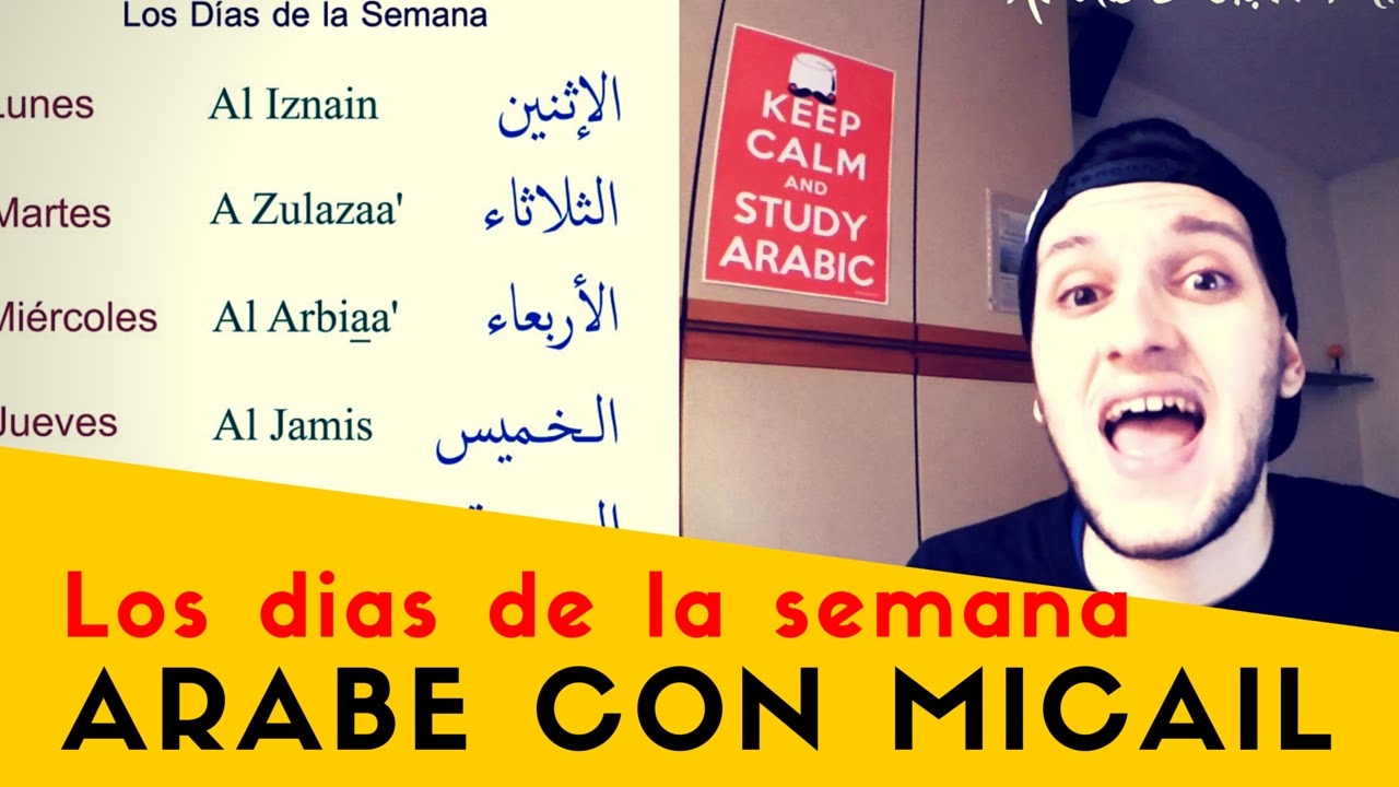 Los días de la semana en árabe 📅 Days of the week - Aprender árabe online gratis