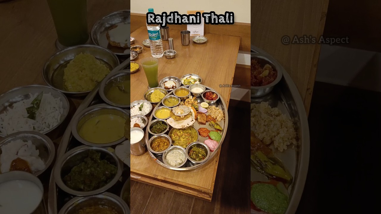 ✨Rajdhani Thali - Unlimited Veg Thali ✨ #unlimited #rajdhani #thali #unlimitedveg #indiranagar #veg