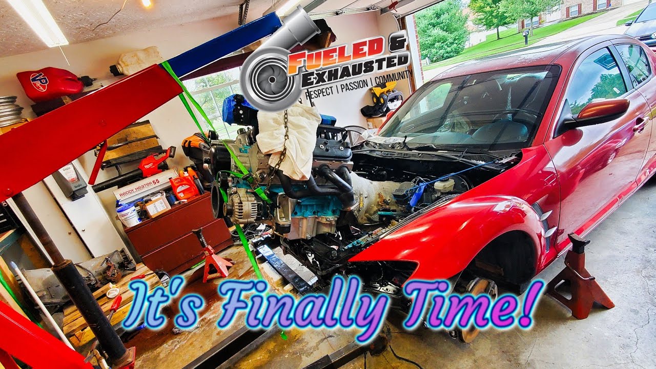 PT.1 of LQ4 Rx8 Engine Install!!!
