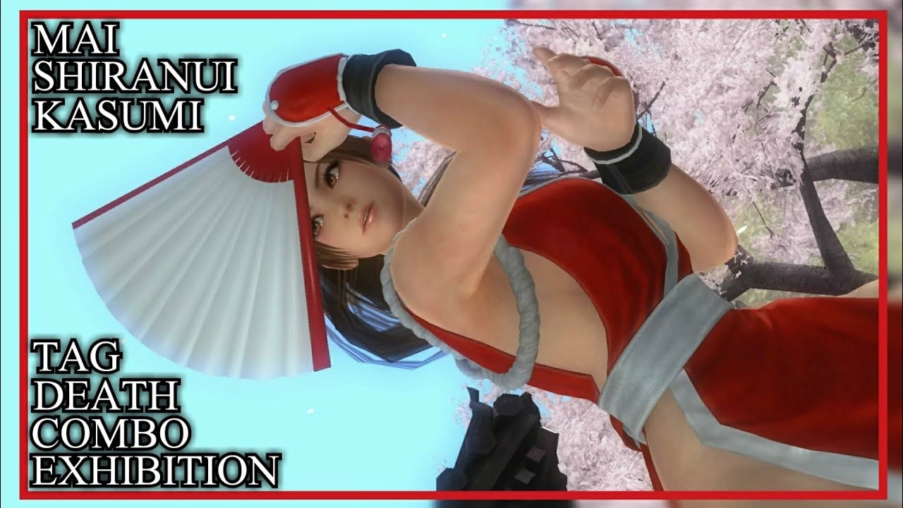 DOA5LR Mai Shiranui & Kasumi Tag Death Combo Exhibition