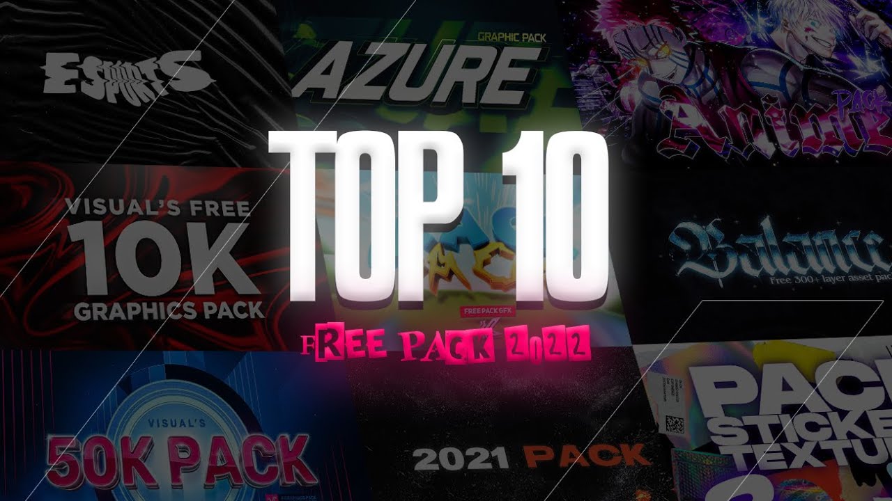 TOP 10 FREE PACK PHOTOSHOP 2022 ! (PC/.PSD)