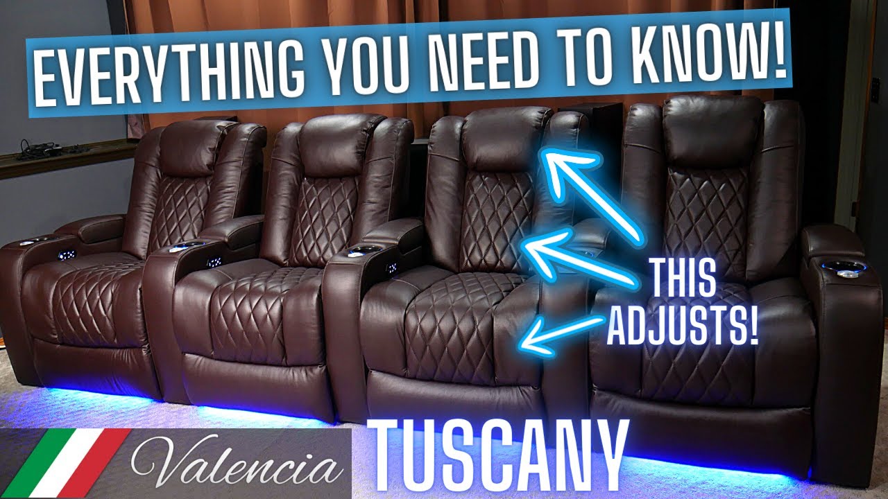 Why You Should Buy These Chairs! Review and Assembly of The Valencia Tuscany Home Theater Seats