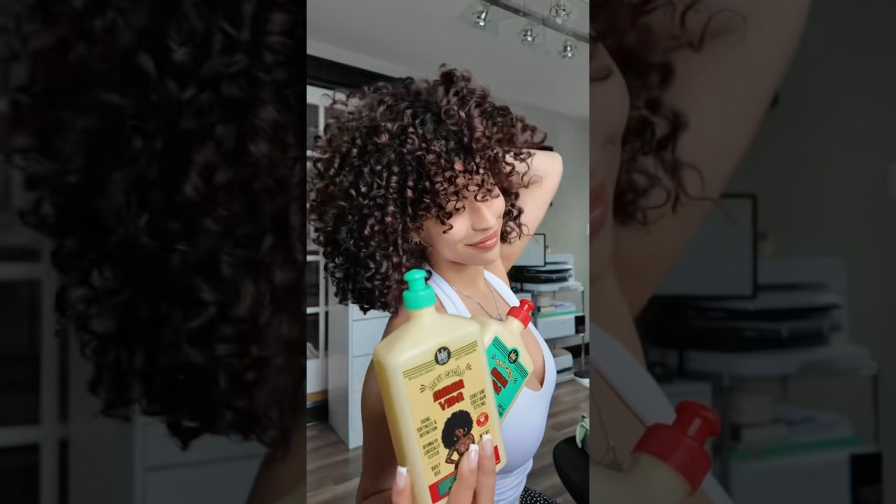 Trying viral Brazilian curly hair products! 