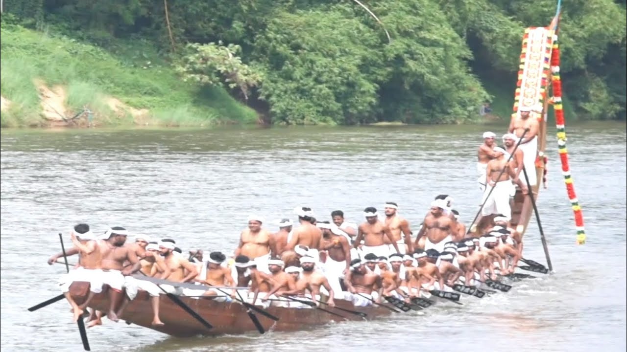 കാട്ടൂർ പുത്തൻ പള്ളിയോടം അയിരൂർ ചതയം ജലോത്സവത്തിൽ പങ്കെടുത്തപ്പോൾ | Kattoor Palliyodam