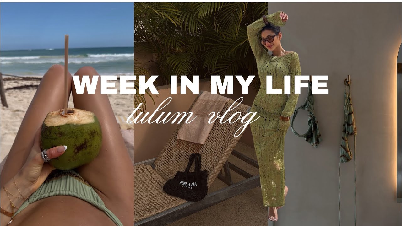 WEEKLY VLOG | scootering around Mexico, tulum trip, beach clubs, couples getaway, birthday cele  