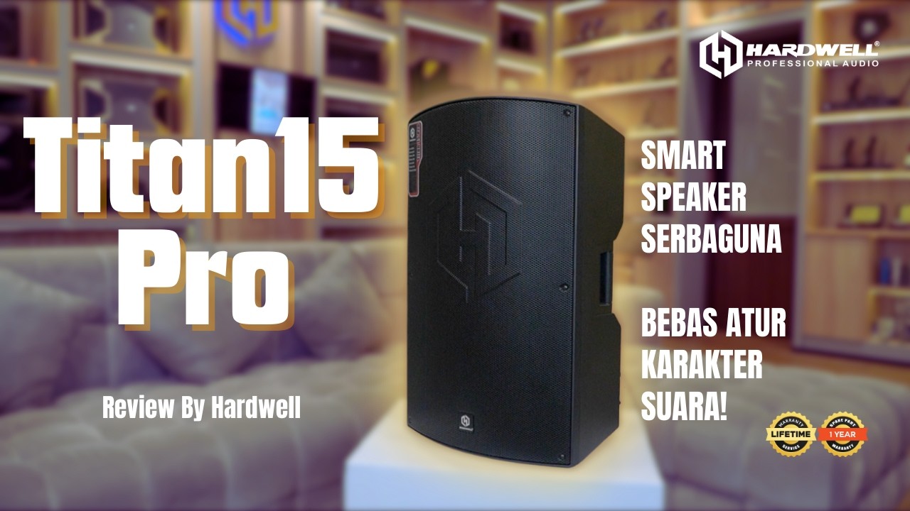 Speaker Cerdas Hardwell Titan 15 Pro❗️Review
