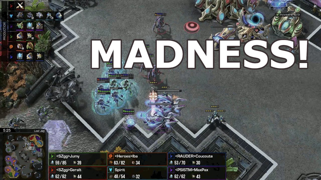 CRAZY 3V3! - PRO TEAMS - Starcraft 2
