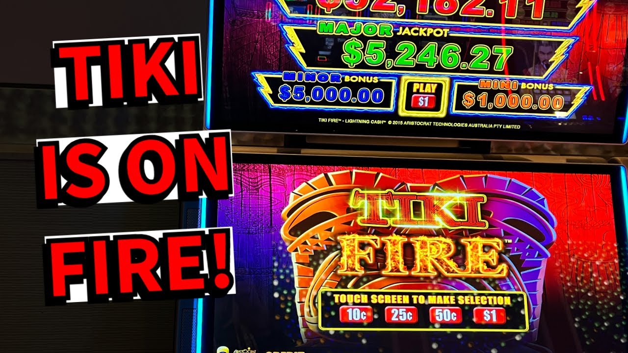 WOW! TIKI WAS HOT AS FIRE TODAY! Playing Dragon Link And Lightning Link Slots #slots #games #casino