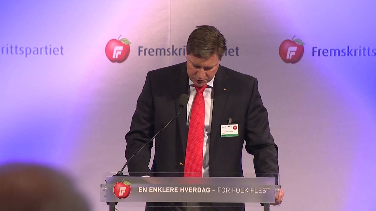 Christian T Gjedde  - Frps landsm&oslash;te 2013 - politisk debatt