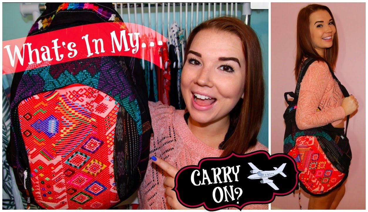 What's In My Carry On Bag? ✈ | Lindsey Hughes