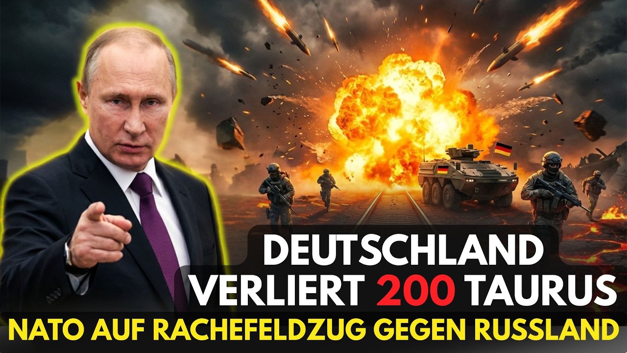 Deutscher Zug mit 200 Taurus zerstört, Merz fordert NATO Vergeltung – Russland fegt Brüssel hinweg