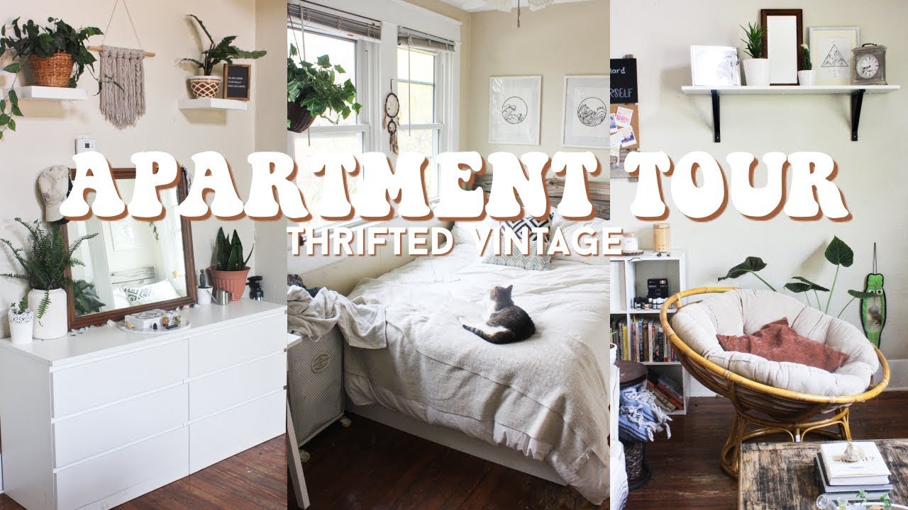 Fully Thrifted Vintage Apartment Tour
