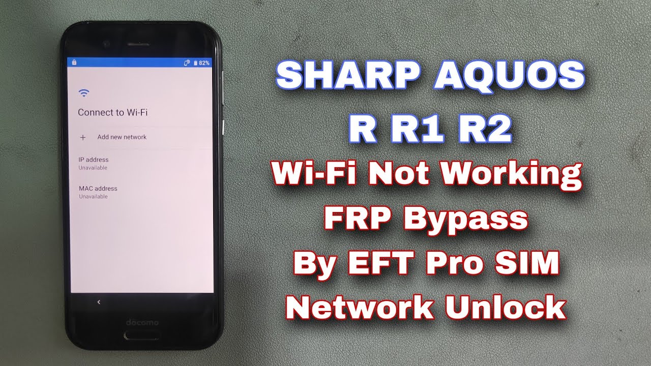 How To SHARP AQUOS R SH-03J WiFi Not Working FRP Bypass By SIM Network