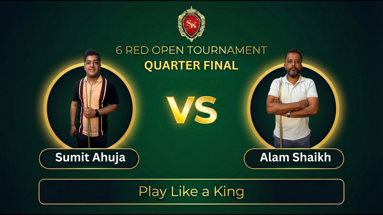 Snooker King 6 Ball Open Tournament | LIVE MATCH | Quarter Final 2