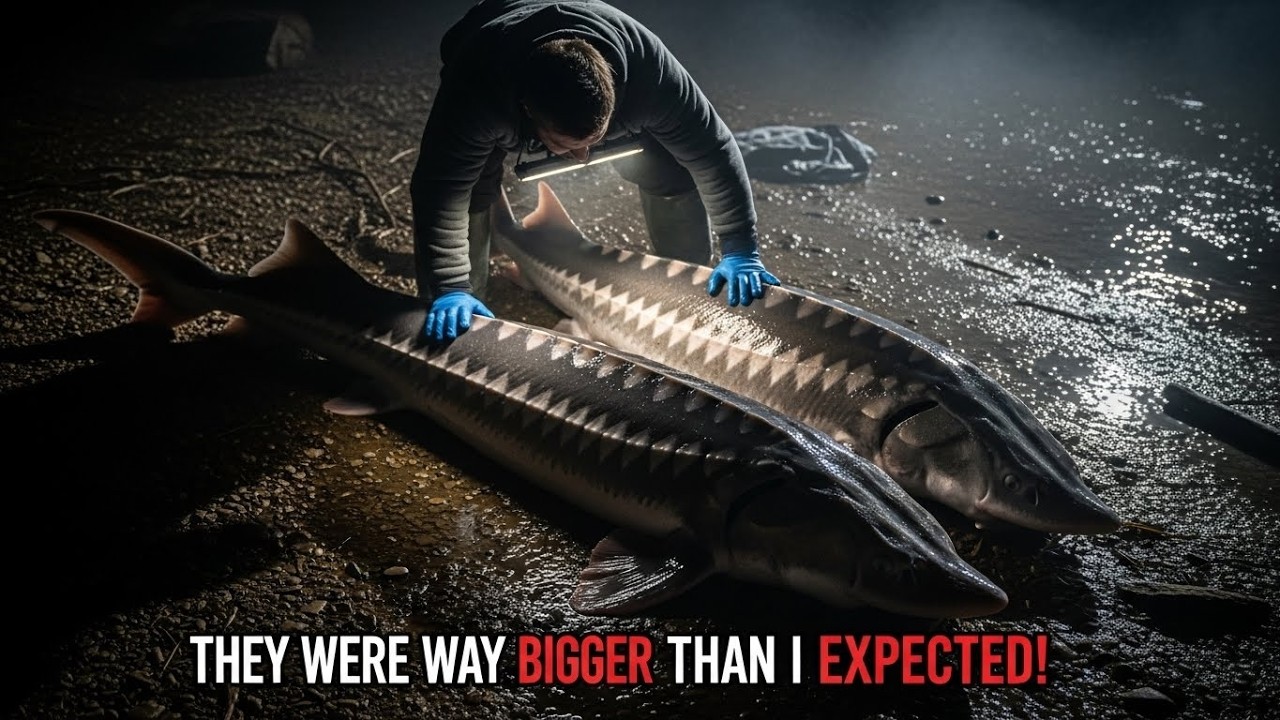 These Sturgeons Were Bigger Than I Expected