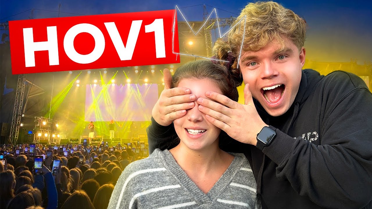 ÖVERRASKAR MIN SYSTER MED EN HOV1 KONSERT + MASSA FEST!